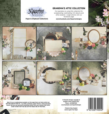 Collection Le grenier de mamie 3Quarter Designs