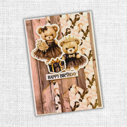 Collection de papiers 6x6 Teddy Célèbre 31380