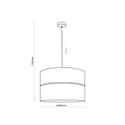 HILTON Black & Gold Pendant Ceiling Light Fixture for Kitchen Island, Dining Room & Living Room – Modern Luxury Lighting