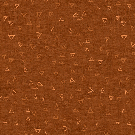 Tissu - En bref - 4512-845 - Triangles flottants cognac
