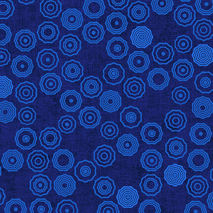 Tissu - Basique - 4512-854 Bleu - Cercle Bleu