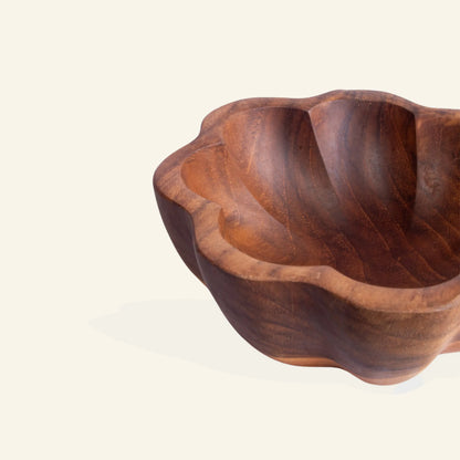 Bol en bois de teck