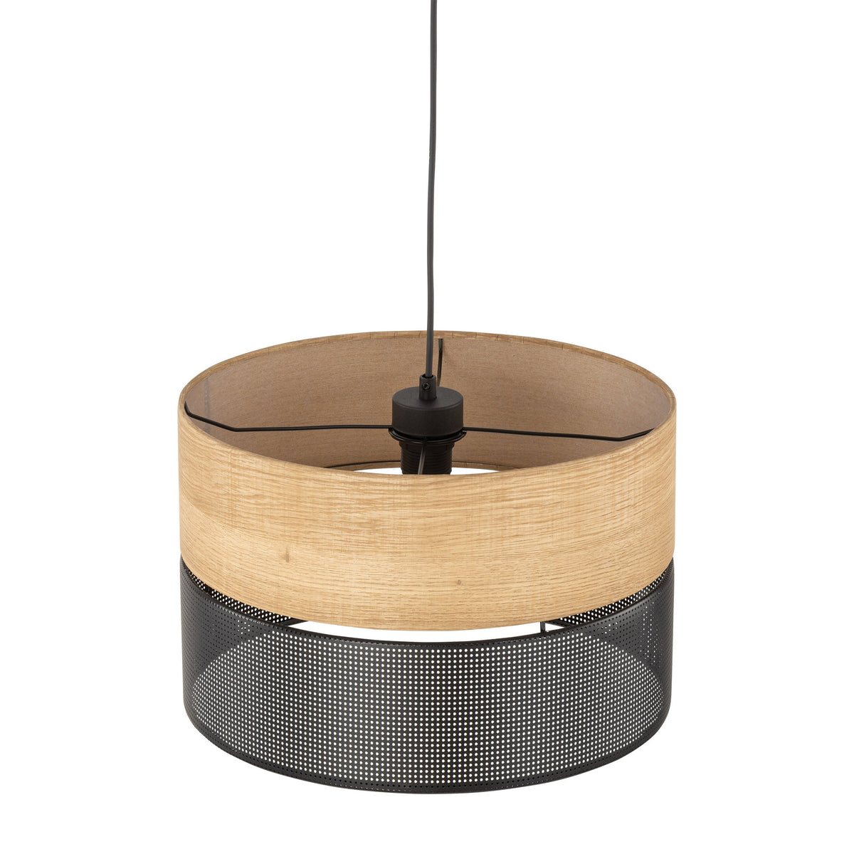 Nicol Scandinavian Drum Pendant Light for Dining Room & Bedroom