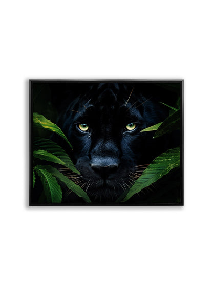 Jaguar noir rare - Décoration murale - Impression sur toile RGB Vanish