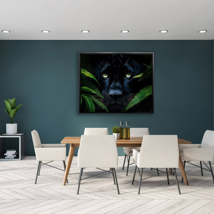 Jaguar noir rare - Décoration murale - Impression sur toile RGB Vanish