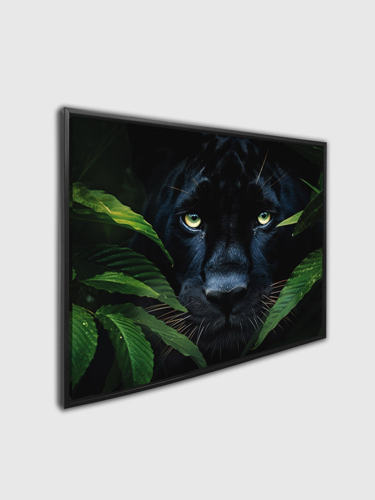 Jaguar noir rare - Décoration murale - Impression sur toile RGB Vanish