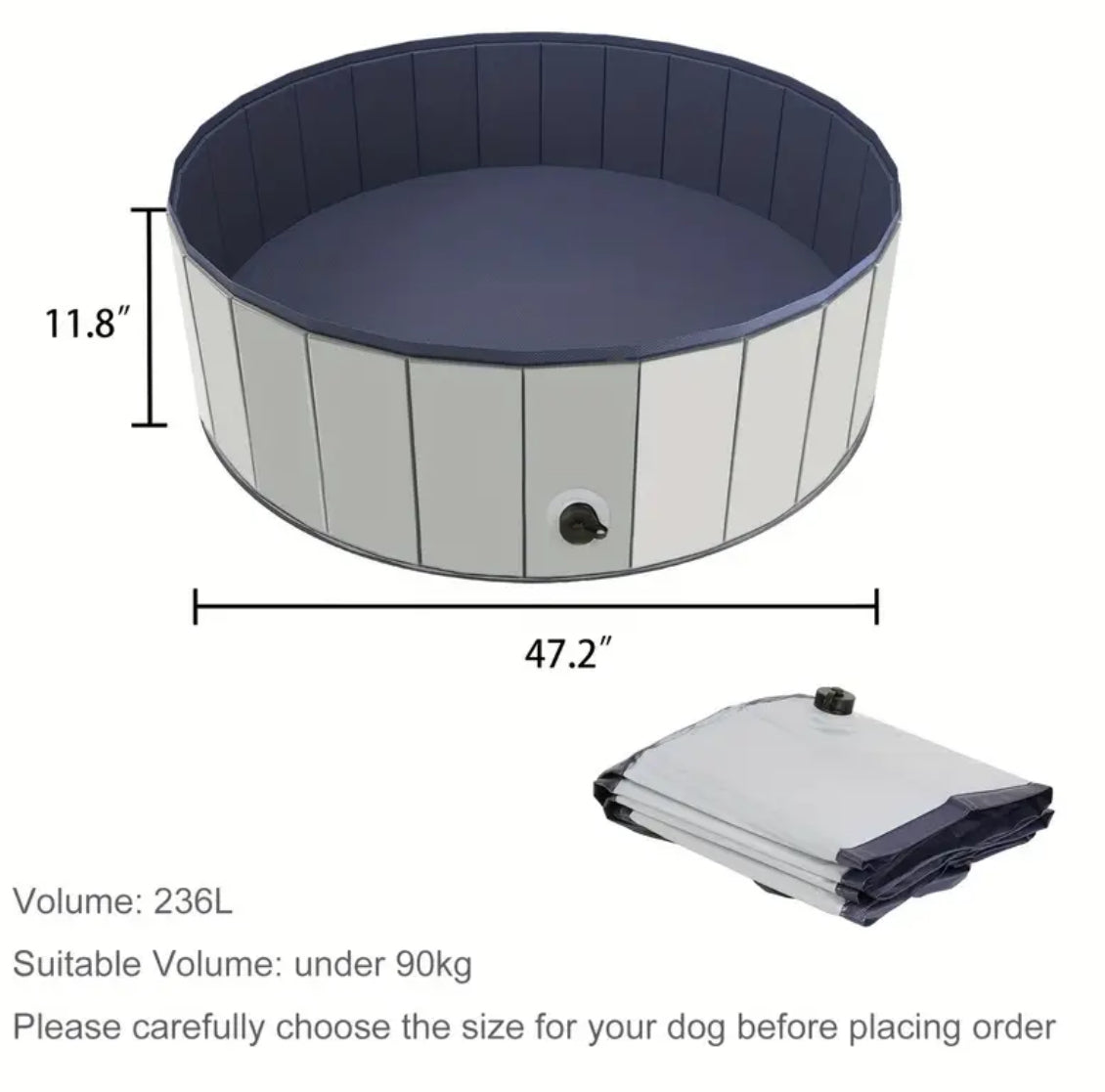 Collapsible Dog Pool | Portable Dog Pool