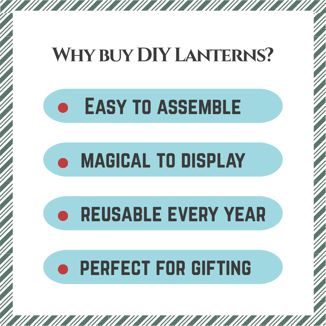 CrafTreat DIY Paper Lanterns - Christmas Tree