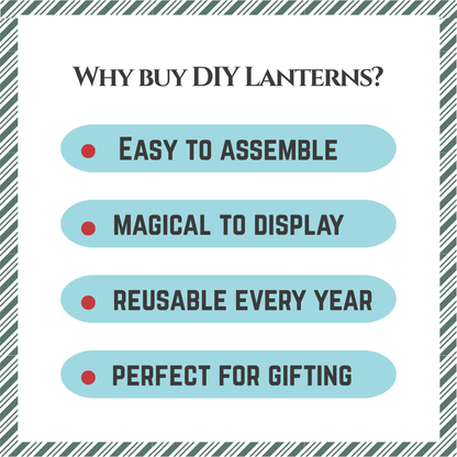 Lanterne en papier DIY CrafTreat - Madame Noël