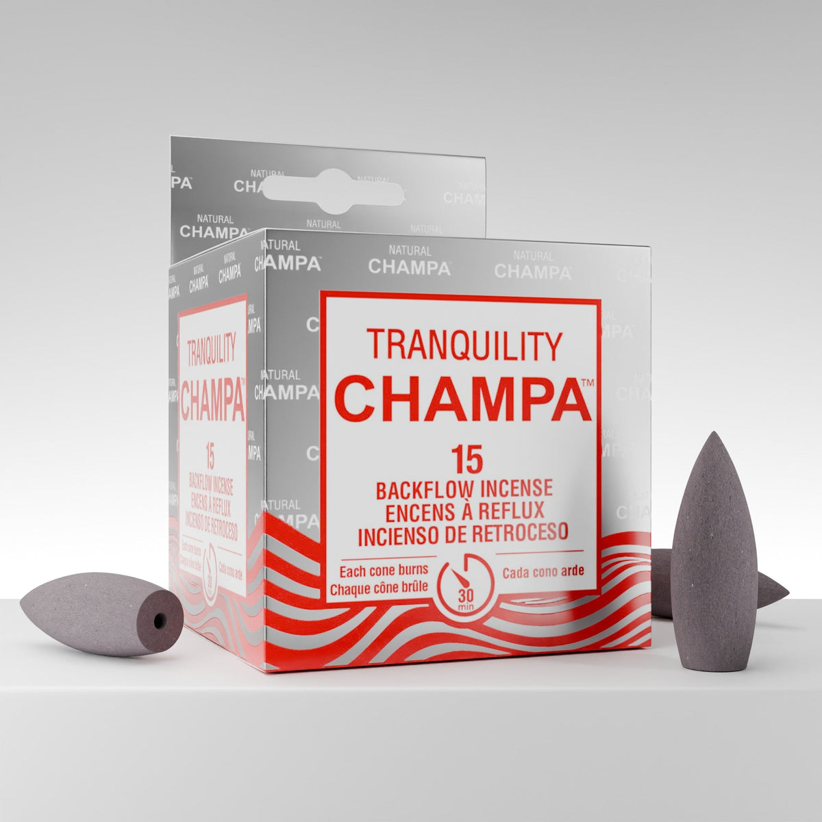Bâtonnets d'encens à refoulement Tranquility Champa