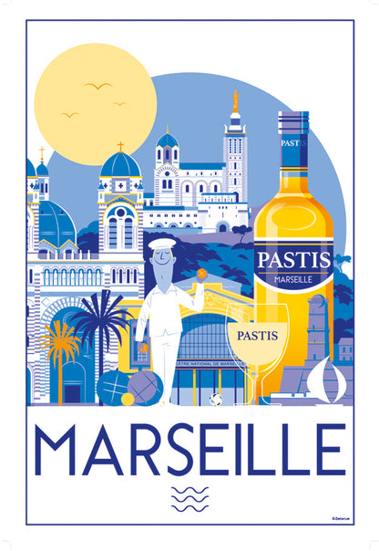 Marseille Tea Towel