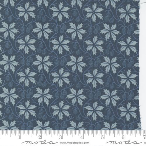 Moda - Bleu De France - Feuilles Indigo - 13934 17