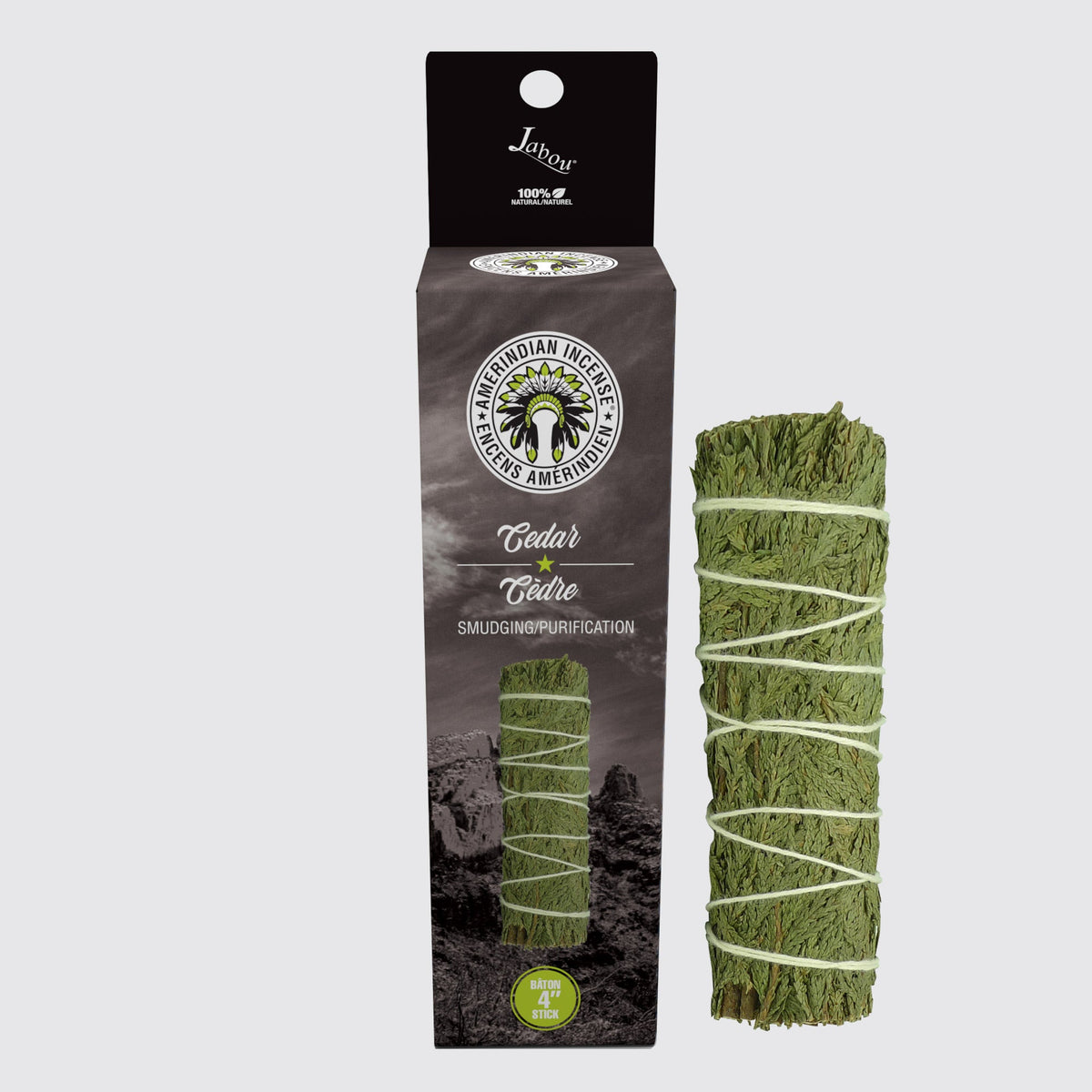 Cedar Smudge Stick 4"