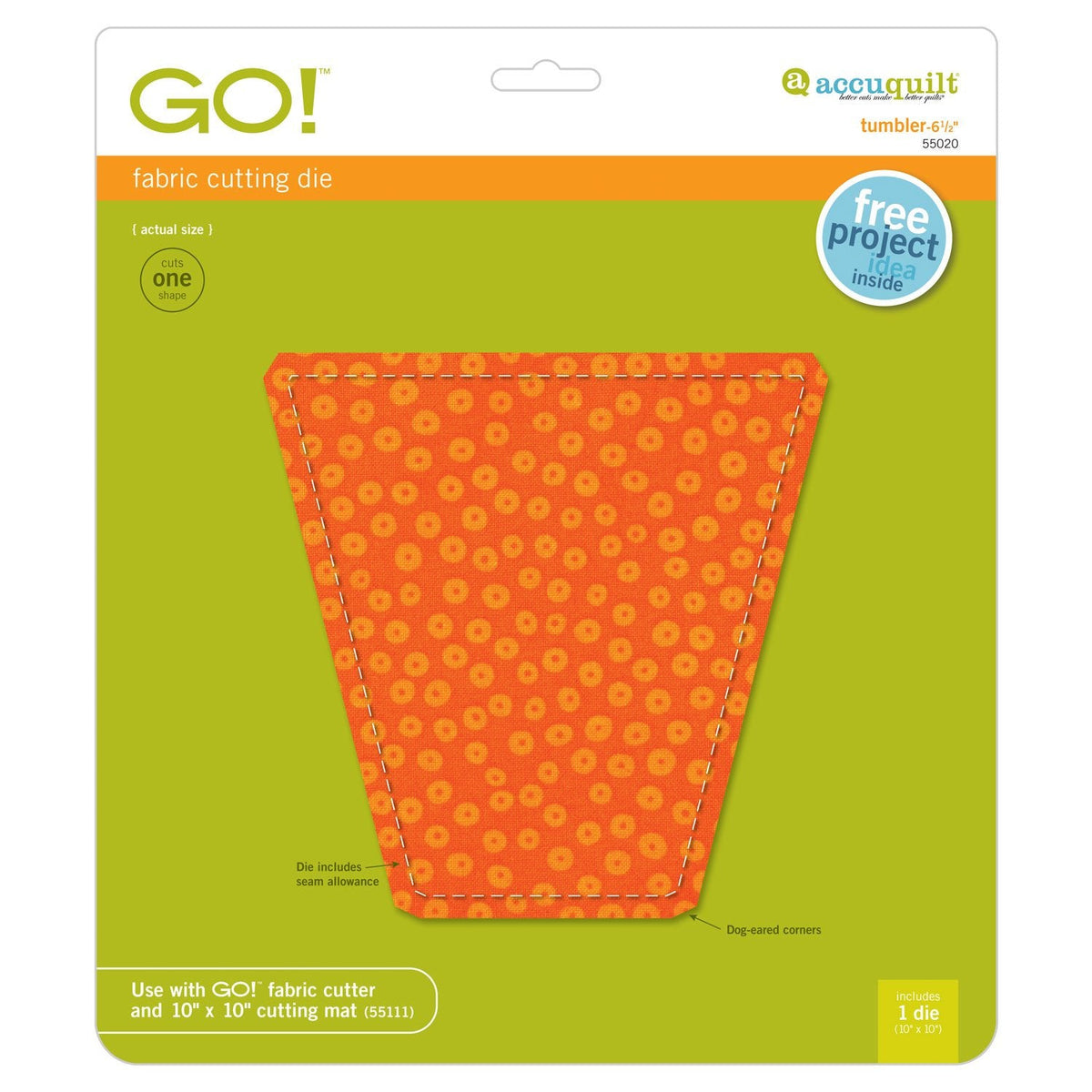 GO! Tumbler-6 1/2" (6" Finished)