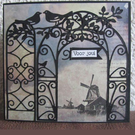 Marianne Design : Matrices de découpe Craftables - Treillis d'oiseaux