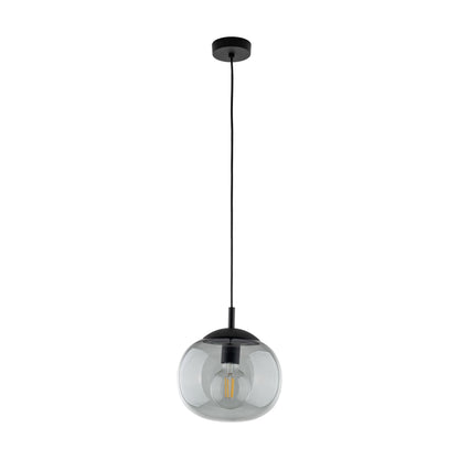 VIBE Graphite Glass Scandinavian Pendant Light for Kitchen Island & Dining Table