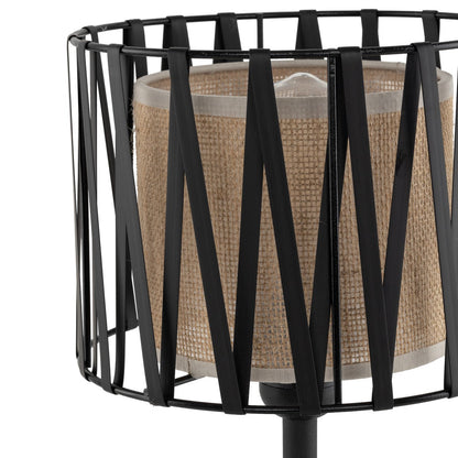 HARMONY NATURE Woven Jute Table Lamp for Bedroom & Nightstand (Clearance)