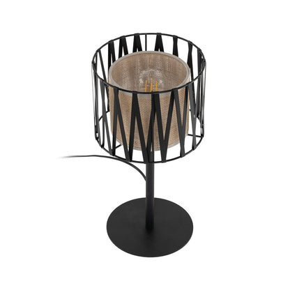 HARMONY NATURE Woven Jute Table Lamp for Bedroom & Nightstand (Clearance)