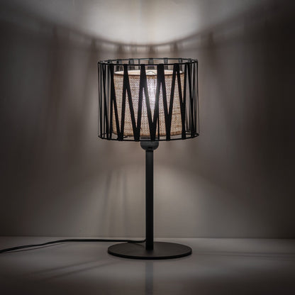 HARMONY NATURE Woven Jute Table Lamp for Bedroom & Nightstand (Clearance)