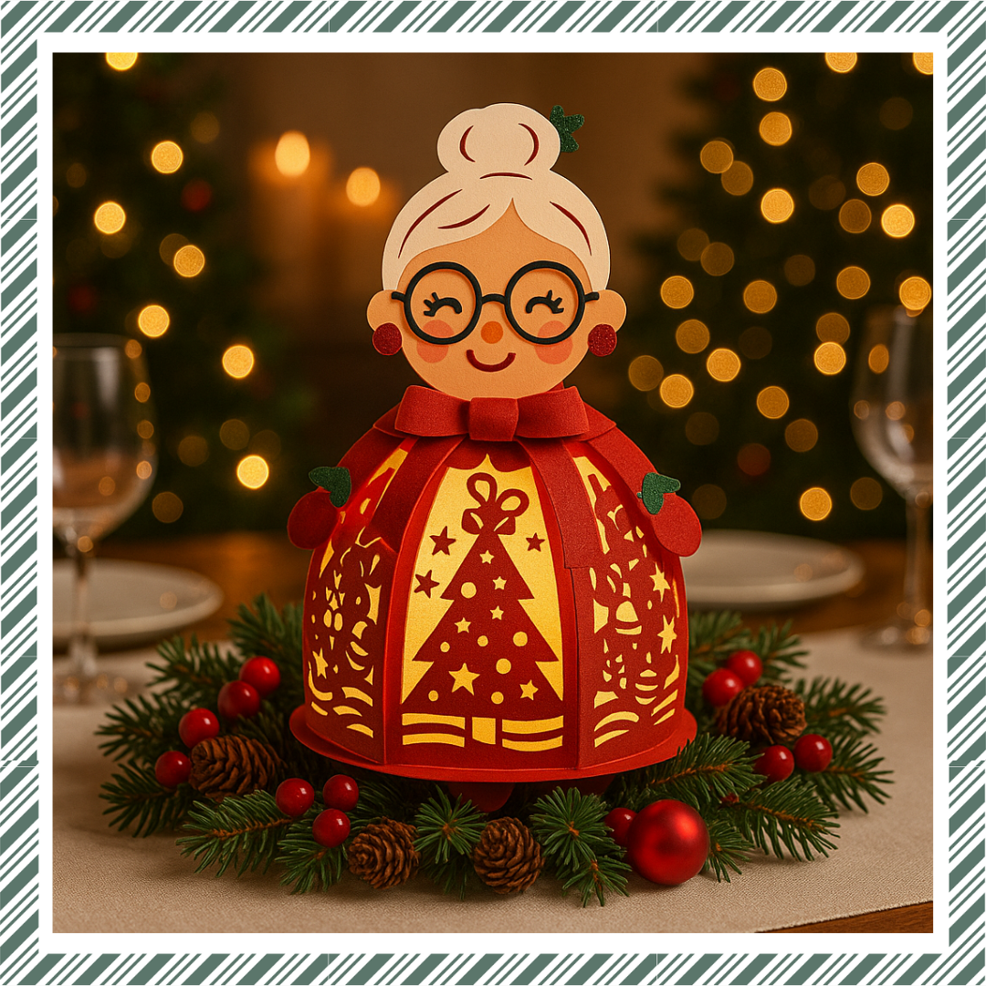 Lanterne en papier DIY CrafTreat - Madame Noël