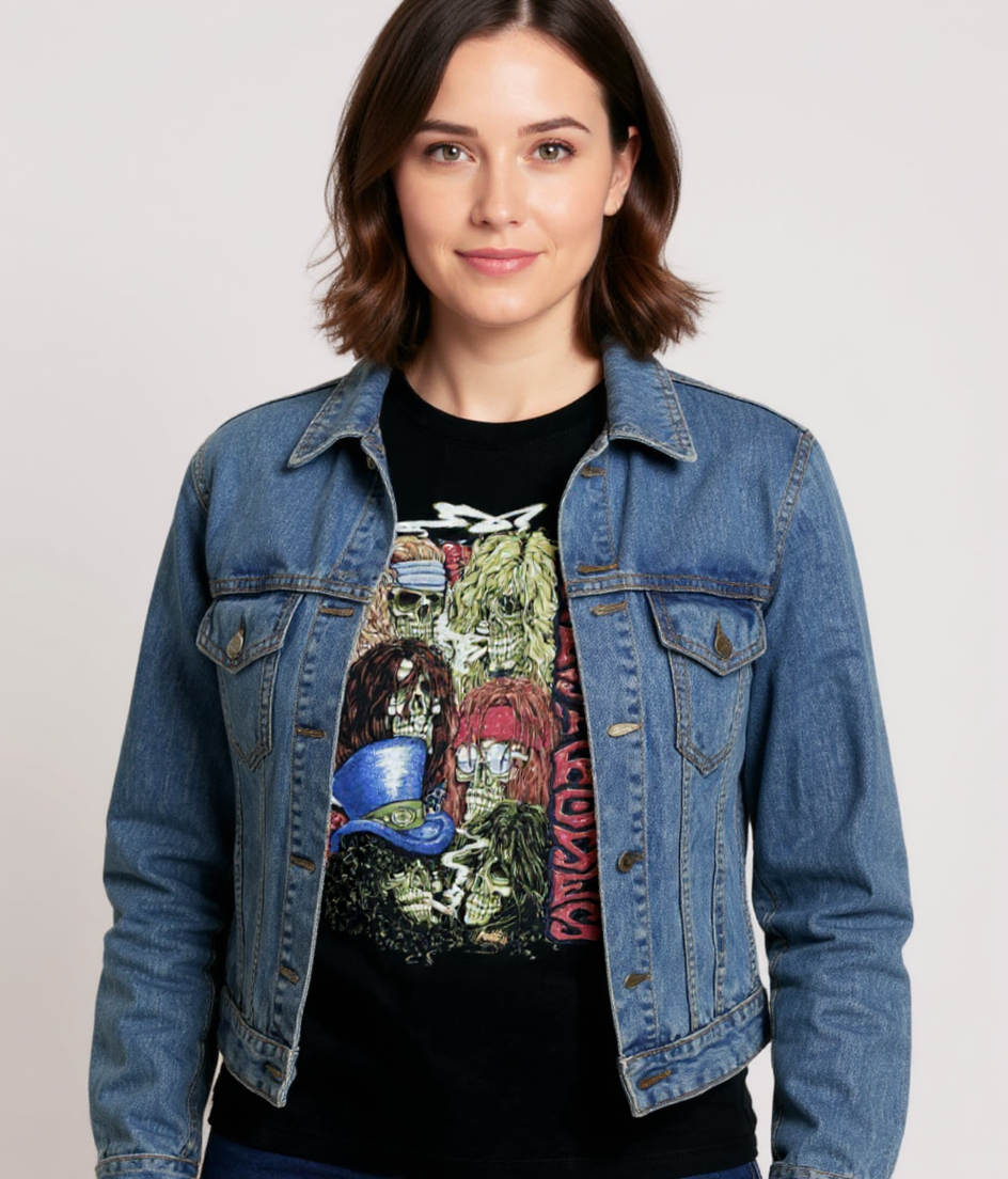 T-shirt crânes vintage Guns 'N' Roses