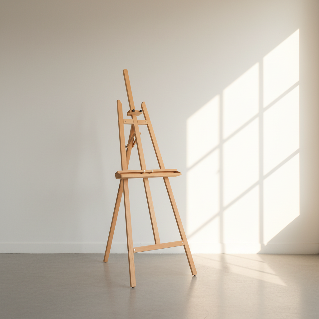 Beechwood Lyre Easel - Maximum Canvas Height of 60"