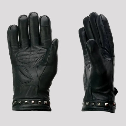 Open Road Women's Touch Tip Leather Motorcycle Gloves