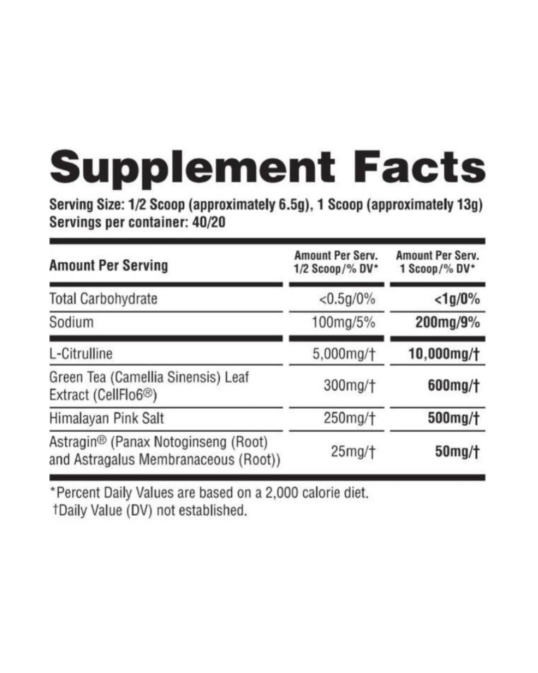 Anarchy Labs SENSHI Pré-Entraînement sans stimulant pour la congestion musculaire