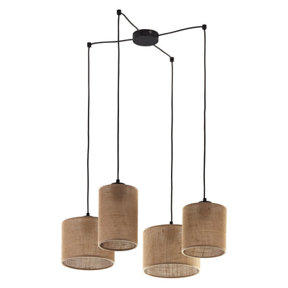 JUTE Suspension en jute naturelle pour îlot de cuisine, salle à manger et salon