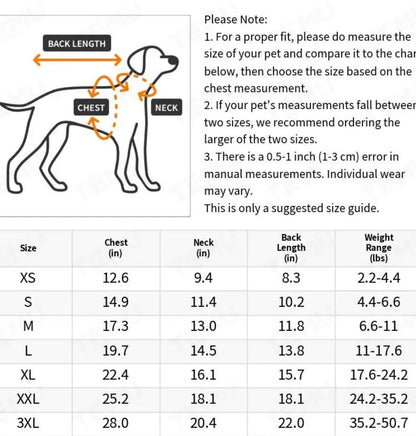 Manteau pour chien Charlise | Manteau d'hiver pour chien