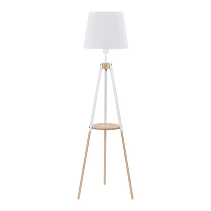 VAIO White Tray Table Floor Lamp for Living Room & Bedroom