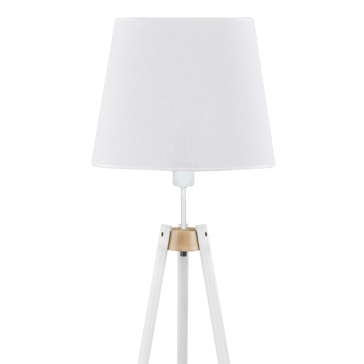 VAIO White Tray Table Floor Lamp for Living Room & Bedroom