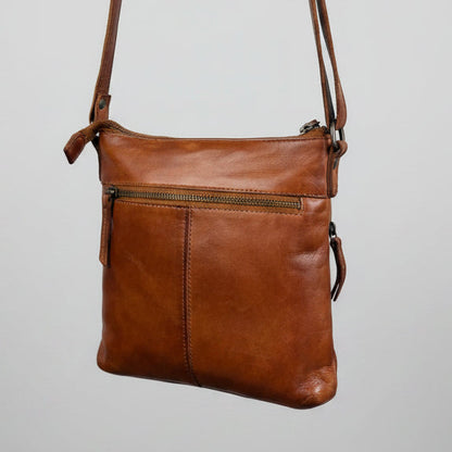 MET Women’s Genuine Leather Crossbody Bag. High-Quality Flower Embossed Floral Purse