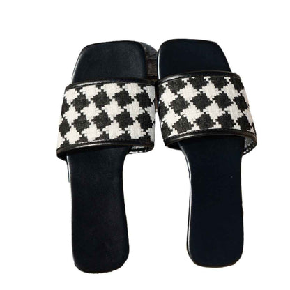 Casual Chessboard Plaid Beach Sandals