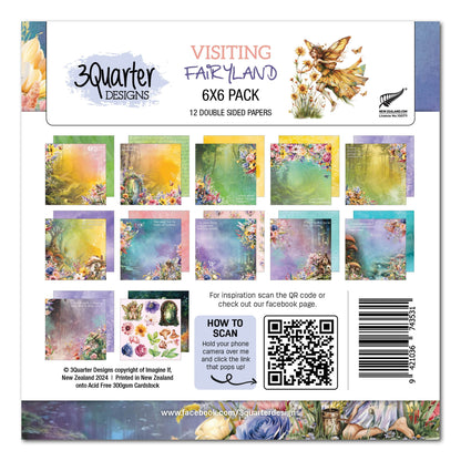 3Quarter Designs Visiting Fairyland 6x6 Paper Pack