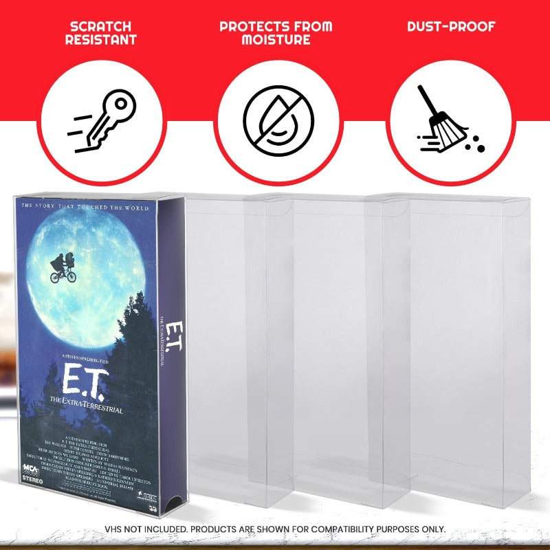 VHS - Protection en PET EVORETRO - Paquet de 25