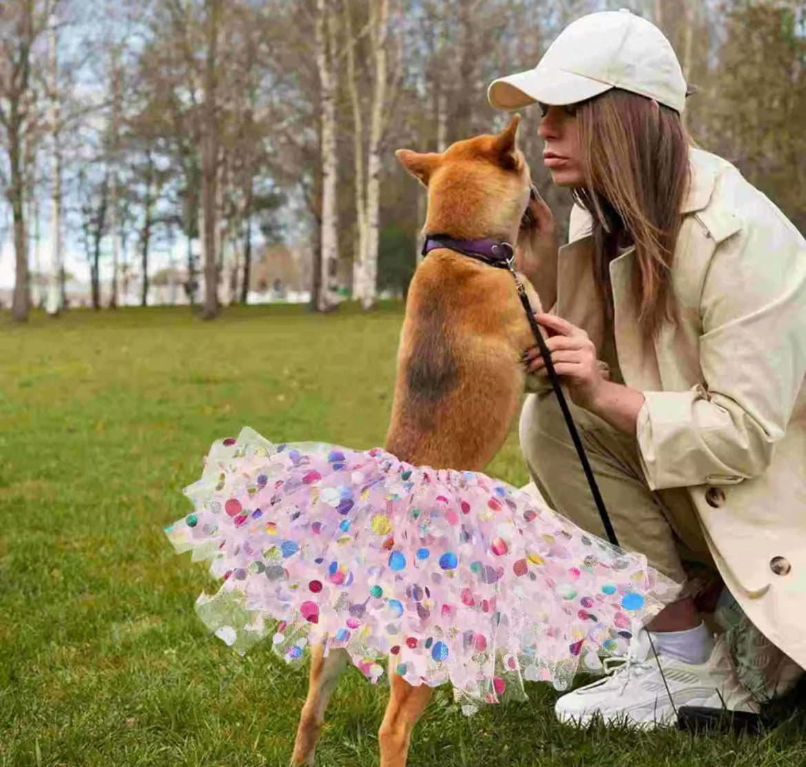 Princesse Toutou Tutu – Robe de Luxe en Tulle pour Chiens