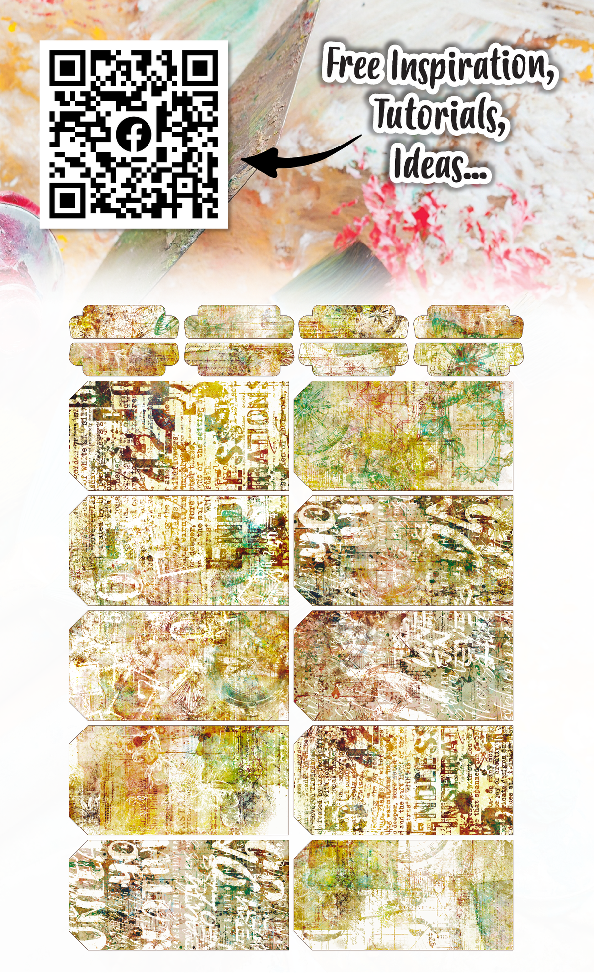 AALL and Create - Ephemera Die-Cuts - Faded Memories