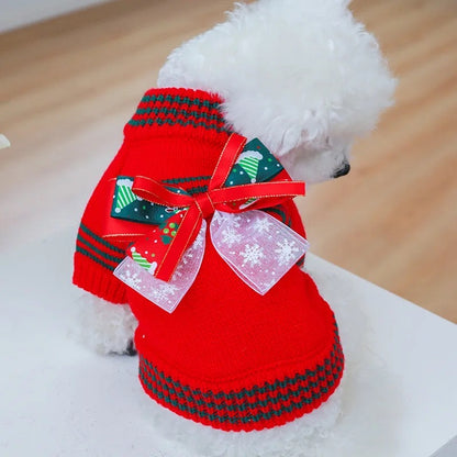 Pull de Noël pour chien | Tricot de Noël pour chien