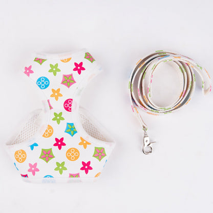 Chewy Vuitawn Pearl Dog Harness and Leash Set | Dog Harness Set