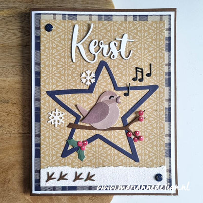 Bloc de papier Marianne Design A4 - Hygge d'hiver