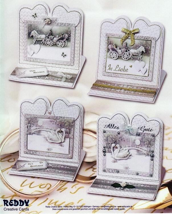 Kit de cartes - Cœur festif 3D