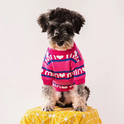 Min Min Dog Sweater – Cozy Knit Outfit for Dogs