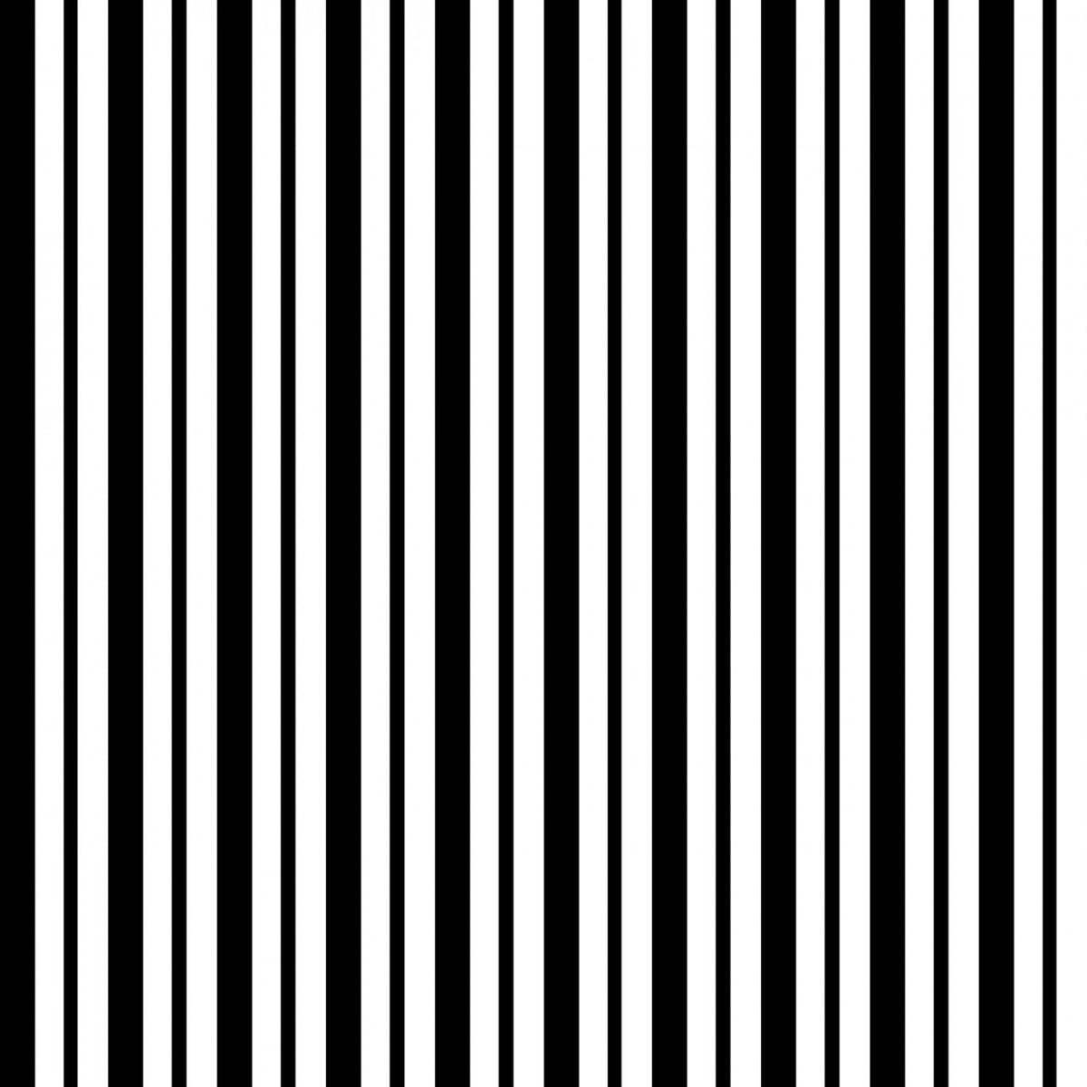 Maywood Studios Kimberbell Basic - Black Mini Awning Stripe