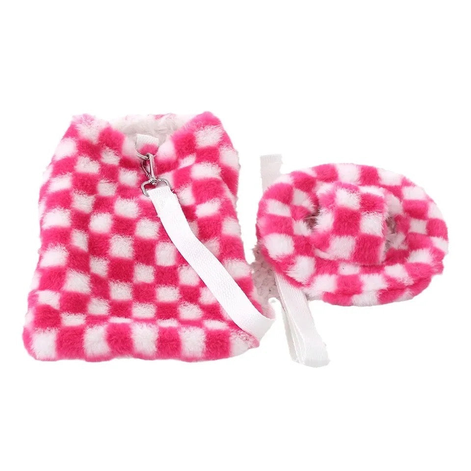 Baby Doll Harness Set | Dog Harness Leash and Hat Set
