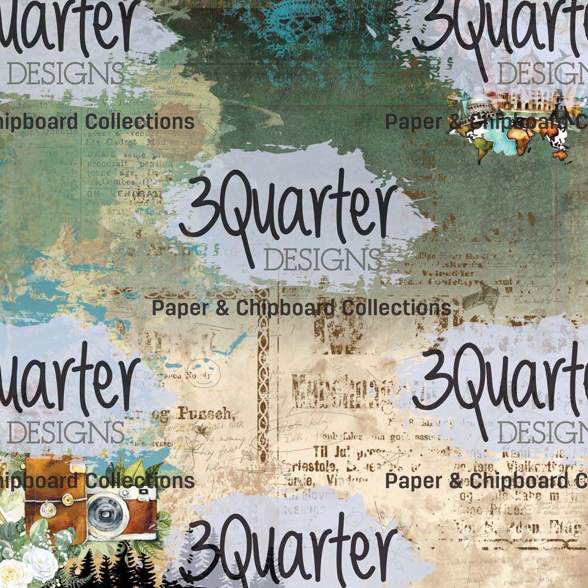 Voyages Incroyables, lot de 8 x 8