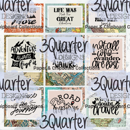Voyages Incroyables, lot de 8 x 8