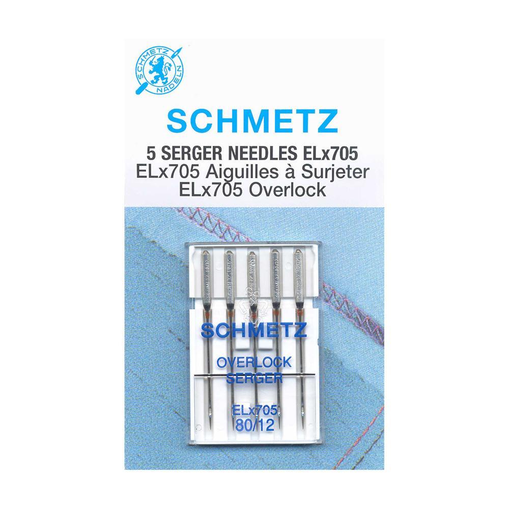 SCHMETZ #1820 Serger Needles Carded - 80/12 - 5 Pieces