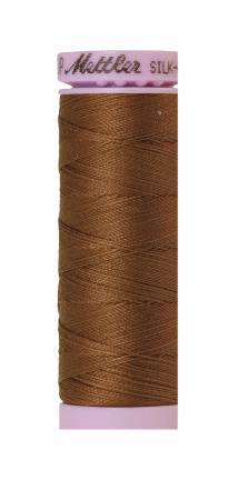 Fil de coton Mettler Silk-finish 50wt, uni, 164 verges/150 m, couleur Pecan