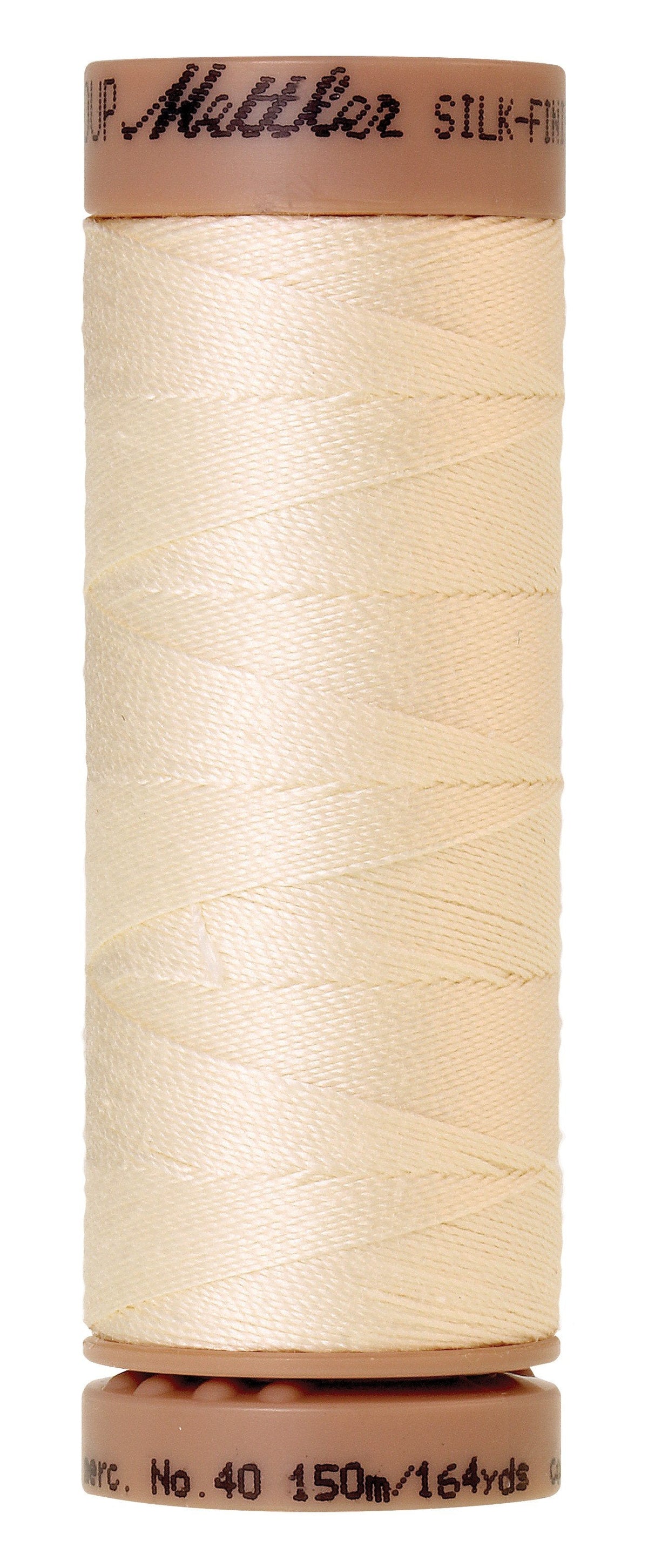 Mettler  Silk-Finish 40wt Solid Cotton Thread 164yd/150M Muslin